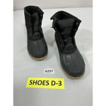 Nautica Womans  Dorsay Quilted Ankle Duck boots 7 Black Photo 2