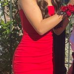 Lulus  Mini Dress Red Bodycon Photo 5