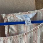 Time And Tru  Women's Pink Striped Top with Swiss dots xl nwt Photo 3