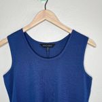Ming Wang Womens Blue Knit Scoop Neck Tank Top Layering Shell Size XS Photo 3