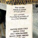 Soft Surroundings Dark Wash High Rise Flared Legs Jeans, Size 4 Photo 3