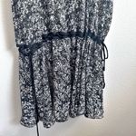 Anthropologie PROSE & POETRY x | Black White Floral Tie Skirt Maxi Dress | Small Photo 1