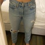 Levi's Levi’s Light Wash 501 Distressed Straight Leg High Rise Jeans Photo 0