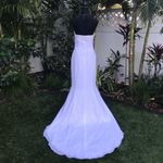 St. Tropez Nwt strapless beaded bodice wedding dress size 10 with veil Photo 5