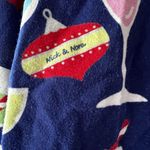 Nick & Nora  Holiday Cheer Fun Christmas‎ Cocktails Nightshirt Flannel Size XL Photo 7