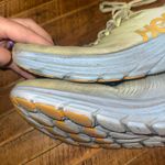 Hoka One One light green athletic running 10 sneakers Photo 3
