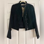 Burberry  London Women’s Black Corduroy Jacket Size 6 Photo 11