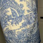All Saints Blue and White Paisley Jacket and Shorts Set Size 2. Photo 6