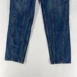 ZARA The High Rise Paneled Jeans 100% Cotton Tapered Straight Leg NWT Photo 8