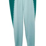 Aerie Chill Play Move Athletic Mermaid Scallop Teal High Waisted Leggings Photo 4