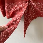 Tularosa XL Revolve Cinnamon Bandana Wrap Crop Top Blouse Chest Pocket Photo 5