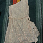 On Twelfth  Sparkling One-Shoulder Dress sz small Photo 4