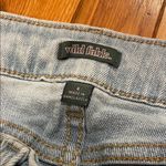 Wild Fable Light Blue Distressed Mini Skirt Photo 2