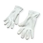 🔃White Fleece Gloves Photo 2