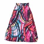 Copper Key Multicolored Maxi Skirt Photo 1