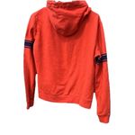 PINK - Victoria's Secret Victoria’s Secret PINK Women’s Sz M Orange Red Jacket Half Zip Pullover Sweater Photo 8