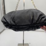 Furla  Vintage Black Leather Chain Shoulder Bag Flap Closure Gold Tone Hardware Photo 6