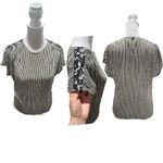 Petite Sophisticate Vintage - Susan Burrowes for Black & Off White Blouse Size 4 Photo 1