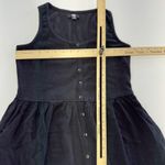 Frye Dress Womens XS Black Sleeveless Button Front Maxi Tank Scoop Neck A-Line Photo 8