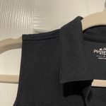 Lady Pinseeker Size S Black Sleeveless Collared V Neck Golf Shirt Activewear Photo 3