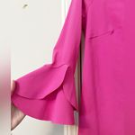 Chiara Boni La Petite Robe Pink Flutter Sleeve Dress Photo 2