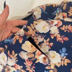 J.Crew  Womens Blue Antique Floral 100% Silk Mini Shift Dress Size XS Photo 7