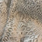 Shoshanna Midnight Christabella Dress Lace Hourglass Sleeveless V-Neck White 2 Photo 5