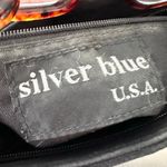 Silver Blue USA Black Nylon Shoulder Bag Tortoise Chainlink Strap Vintage Y2K Photo 10