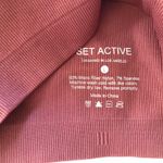 Set Active Ribbed One Shoulder Bra Photo 3