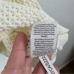 Free Assembly Open Knit Collared Top in Cream Size XXL Photo 4