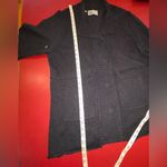 Habitat Clothes Women’s size XL Black Chunky Cotton Button Cardigan Sweater Photo 6
