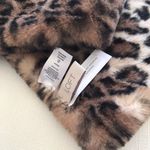 Loft Faux Fur Animal Print Pull Through Scarf Photo 1