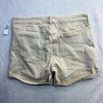 Old Navy NWT 16 Beige Cuffed Denim Shorts Casual Everyday Work Summer Coastal Photo 2