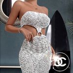 Lavishly Paris New with tags,  Women’s Designer Ring Linked, multicolored Sweater Dress Photo 1