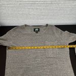 Roots  Gray Cotton Crew Neck Long Sleeve Pullover Knit Sweater Size Medium Photo 8