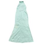 Lapointe Satin Halter Gown in Mint, Size US 8 Green Photo 6