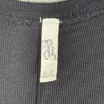 Free People Shirt Women XS Black Ribbed Swing Top T-Shirt Casual Neutral Minimal Photo 4