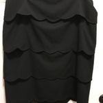 Alfani  Scalloped pencil Skirt/gold Zipper size 14 Photo 0