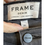 Frame  Denim Women’s Size 26 Le Skinny De‎ Jeanne Jeans Grey Shred Distressed Photo 2