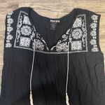 Paper Dolls Paper Doll Black Tunic with White Embroidery Photo 3