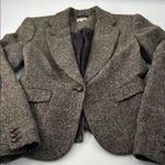 Daniel Cremieux  Women's Brown Tweed Blazer Photo 0