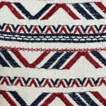 ASTR  Cream with Aztec Embroidery Cut-out Back Pocketed Linen/Cotton Dress XS Photo 4