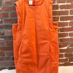 Vintage Orange Mini Dress Size L Photo 2