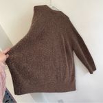 Ava & Viv  Plus Size Cozy Boyfriend Cardigan Brown Black Button Down Sweater 2X Photo 15