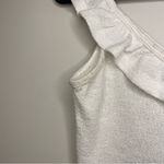 LA Hearts  Knit Keyhole Babydoll Crop Top, White, Size S, EUC Photo 3