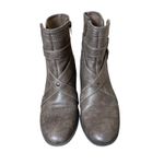 Natural Soul  by Naturalizer Zela Gray Ankle Boots Women's Size 6M Moto Combat Photo 1