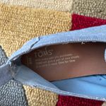 Toms Slip On Chambray Denim Light Blue Casual Sneakers Women’s Size 8 Photo 4