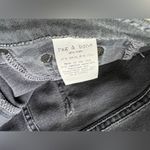 Rag and Bone  Black Rock 10 Inch slit Capri jeans 25 Photo 4