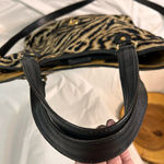 Antonio Melani Tote Laptop Tablet Travel Bag Purse Animal Print Photo 8