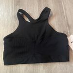 Nike  Yoga Dri-fit Alate Curve Ribbed Bra In Black ~ Size Medium Photo 1